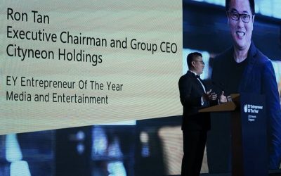 Cityneon Executive Chairman & Group CEO, Ron Tan, Wins EY Entrepreneur of the Year