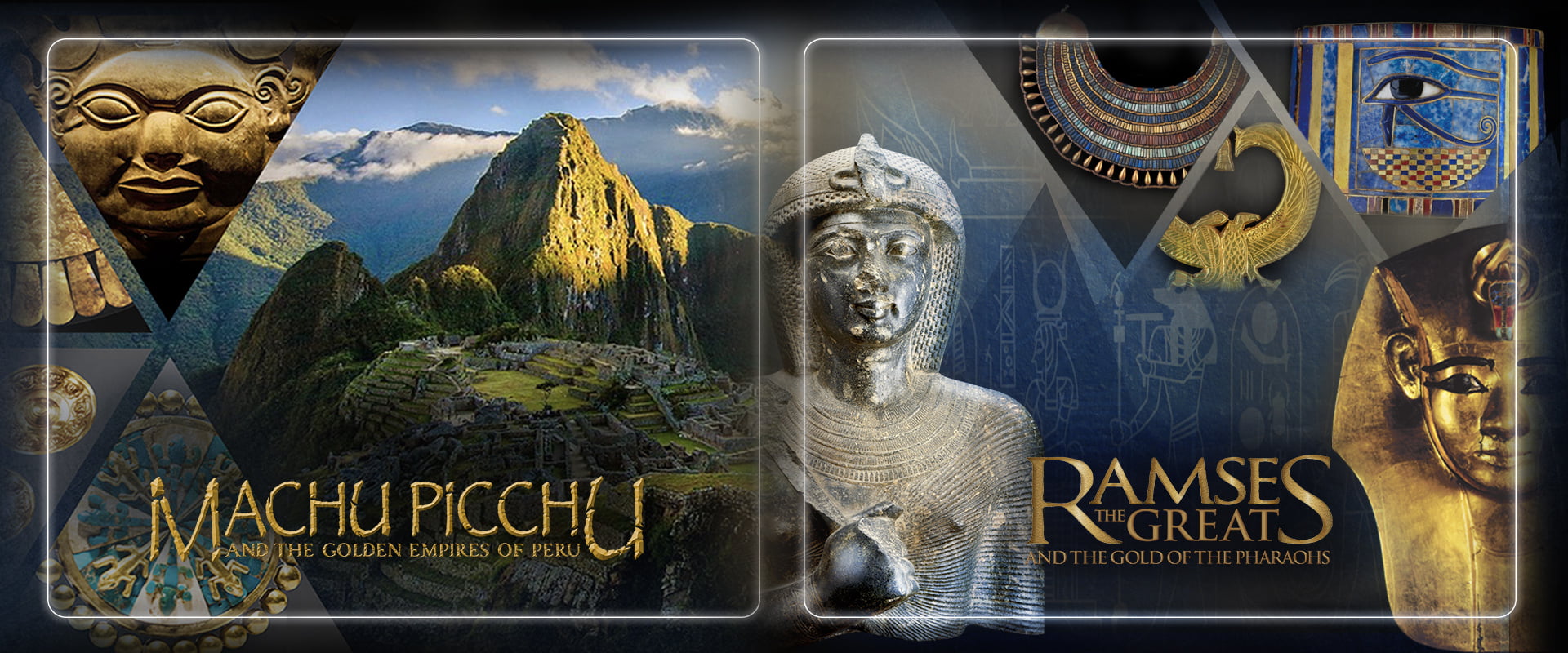 Machu Picchu and Ramses the Great Cityneon