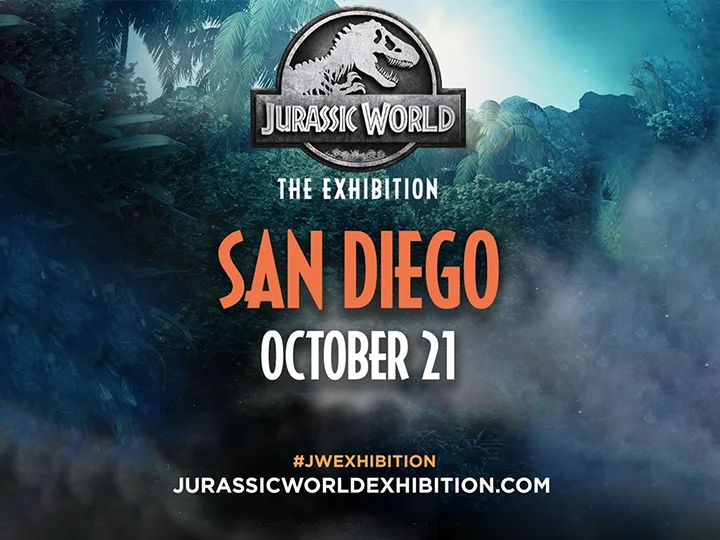侏罗纪世界电影特展将于今年10月登陆美国圣地亚哥限量预售即将开启