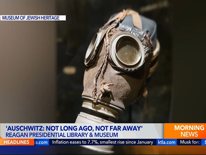 Auschwitz. Not long ago. Not far away. exhibit at Reagan Library